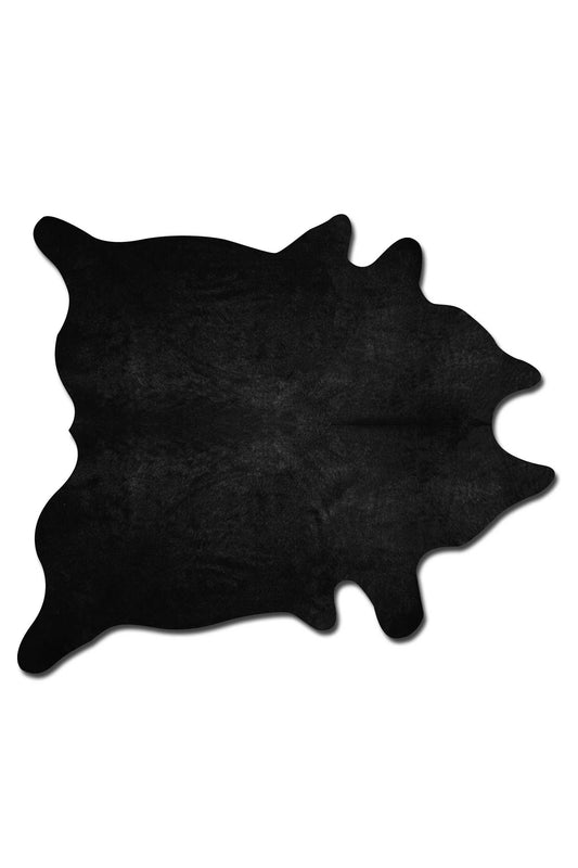 6 x 7 Cowhide Rug - Black