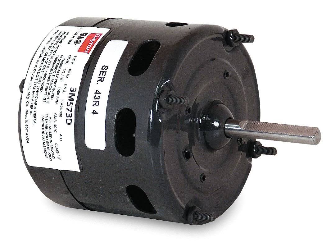 4.4 Fan Motor 1/15 HP, 1550 RPM, CWSE 115V Dayton #3M573