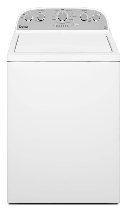 Whirlpool 4.3 cu.ft Top Load Washer with Quick Wash, 12 cycles WTW5000DW - White