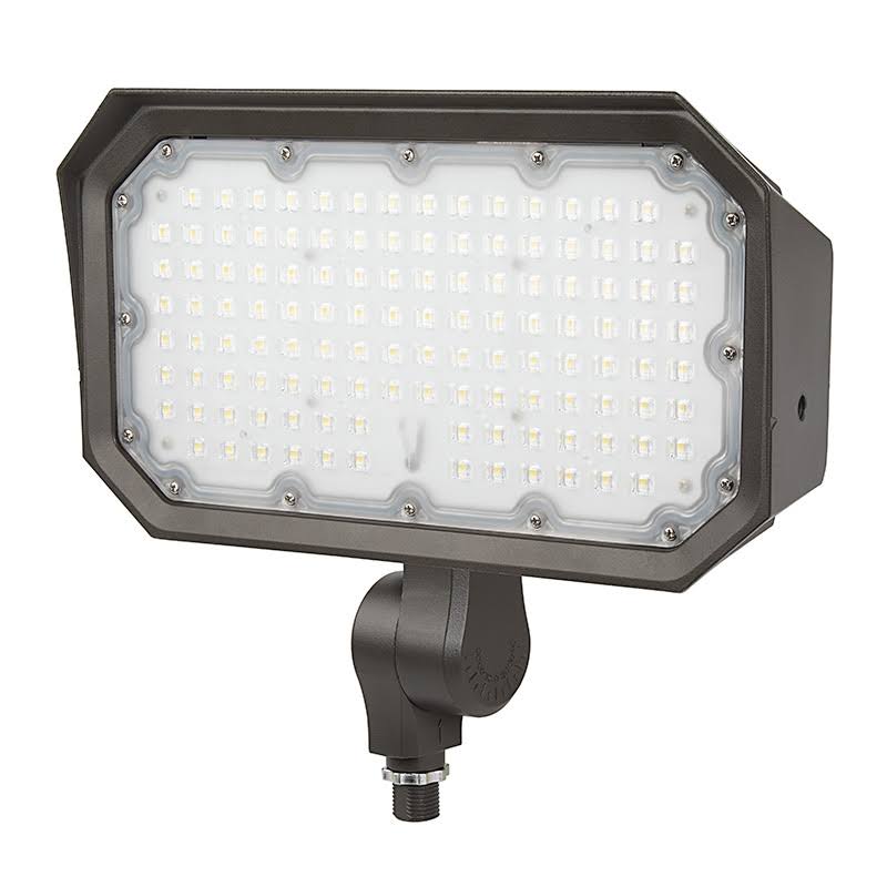 100W Knuckle Mount LED Flood Light - 400W Equivalent - 13000 Lumens, Cool White