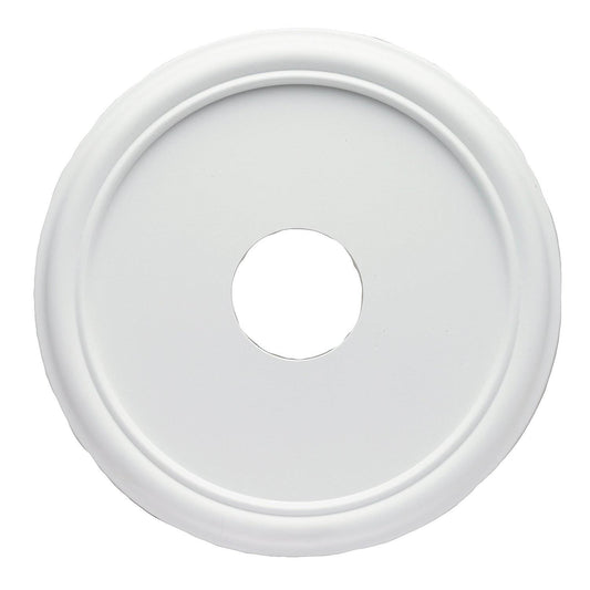 Westinghouse 7773200 16-inch Smooth White Finish Ceiling Medallion