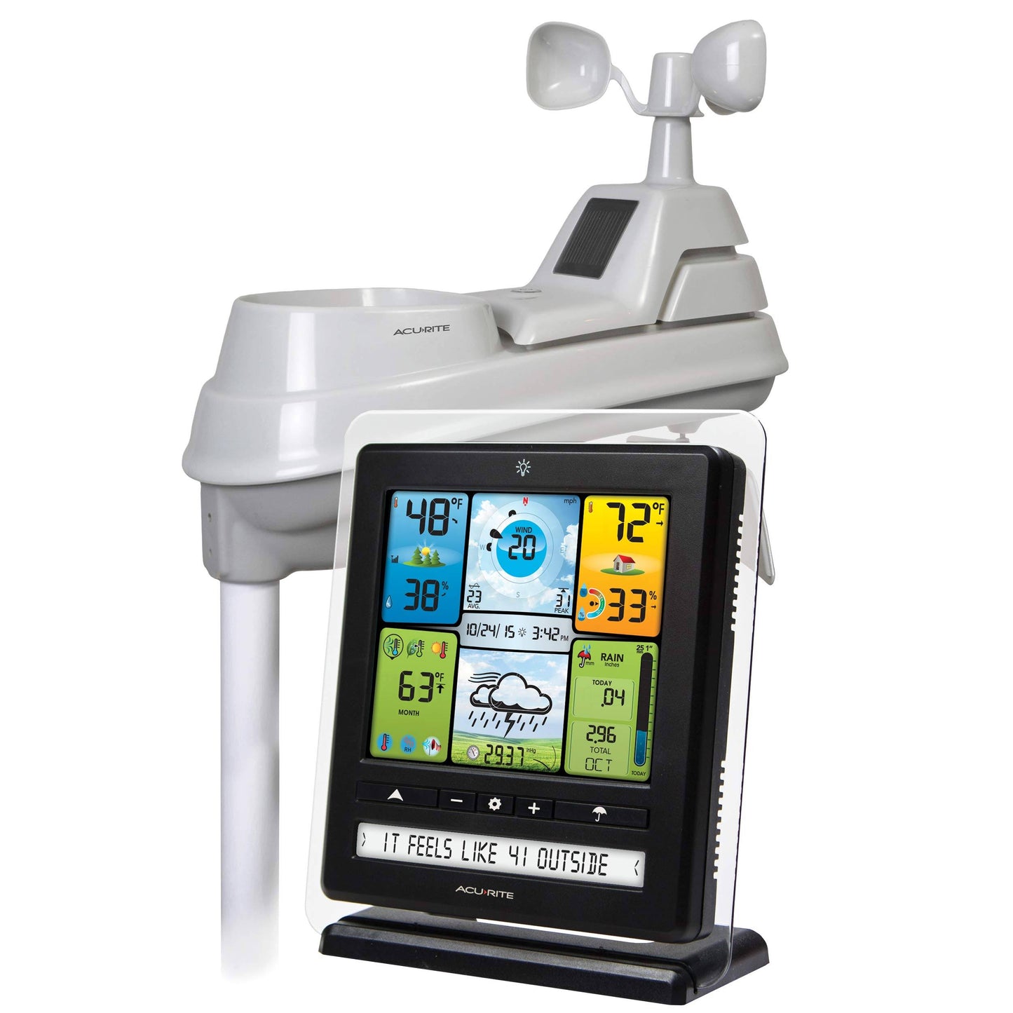 AcuRite Pro - Pro 5-in-1 Color Weather Station 02064MA1