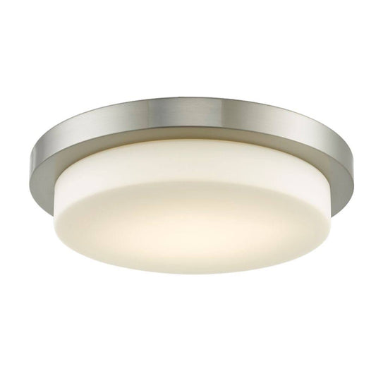 Abra Lighting 30016FM-BN Step LED 16 inch Brushed Nickel Flush Mount Ceiling Light