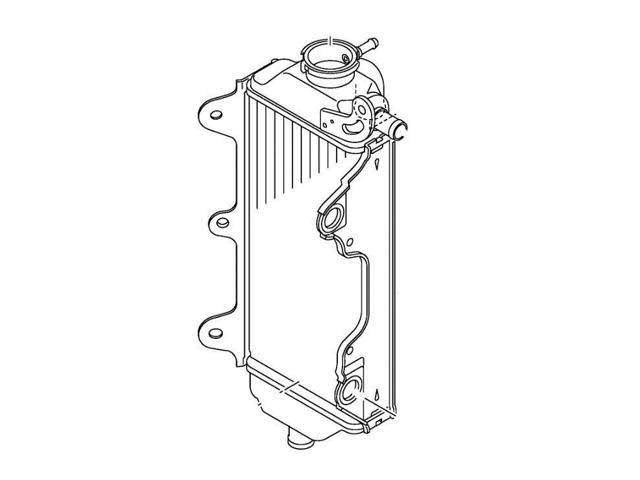 Yamaha 2014-2018 YZ250F YZ250F 60th Anniversary Radiator Comp 1Sl-12461-00-00 New OEM