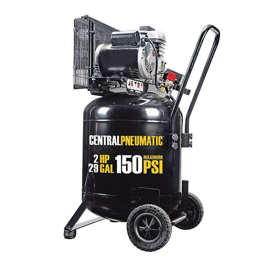 29 gal. 2 HP 150 PSI Cast Iron Vertical Air Compressor 61489