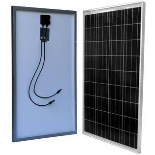 WindyNation Solar Panel Off-Grid Polycrystalline 100-Watt for 24/48-Volt Battery Charging