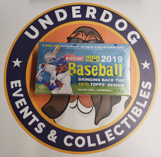 2019 Topps Heritage High Number Baseball Hobby Box