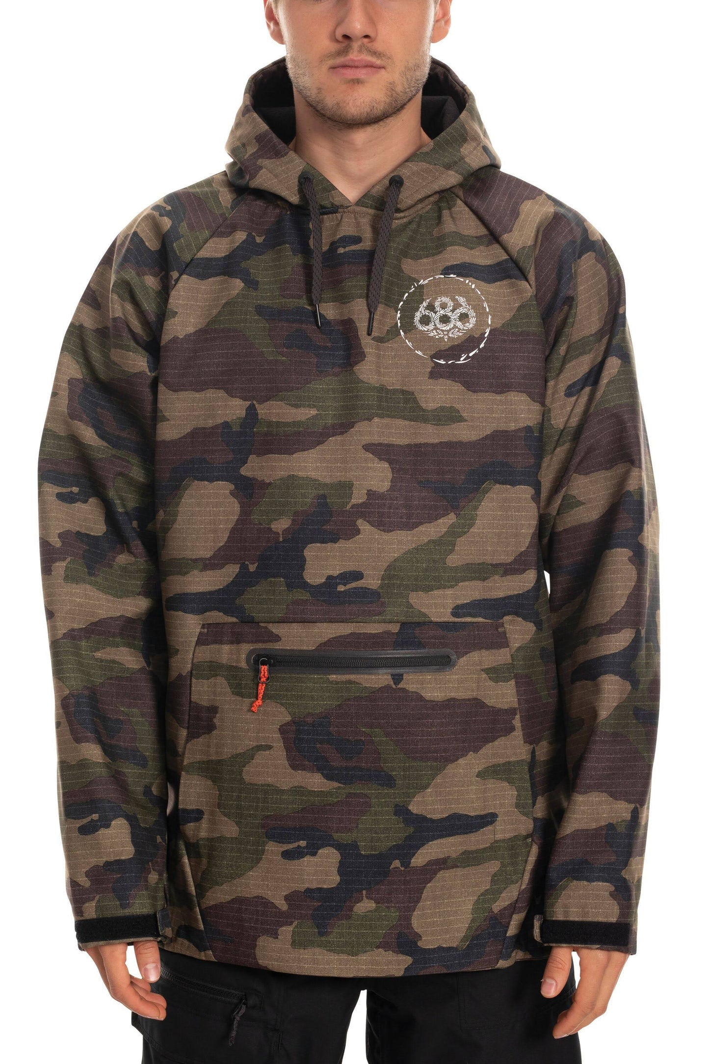 686 Mens Waterproof Hoody Dark Camo / M