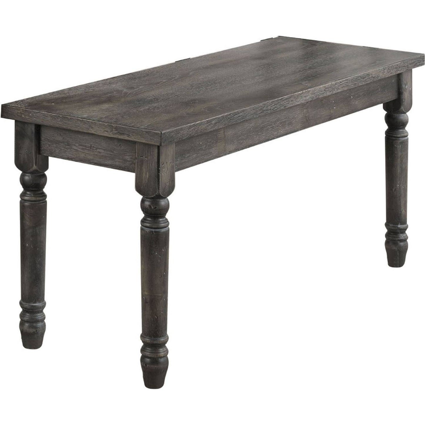 Acme Wallace Dining Table Weathered Gray