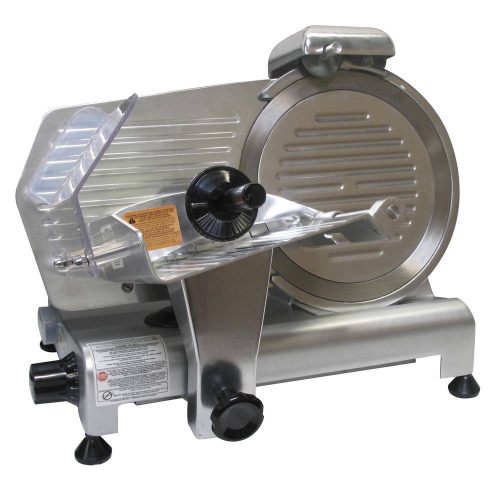 Weston Pro-320 200 W 10 in. Silver Electric Meat Slicer