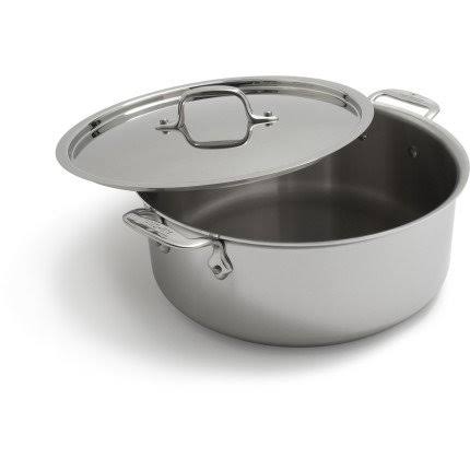 All-Clad Stainless Steel 6-Quart Stock Pot with Lid