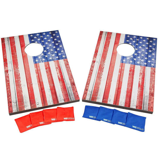 Wild Sportss and Stripes Tailgate Toss Cornhole Set