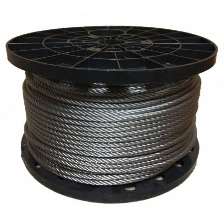 1/8 inch Stainless Steel Aircraft Cable Wire Rope 7x19 Type 316 (450 Feet)