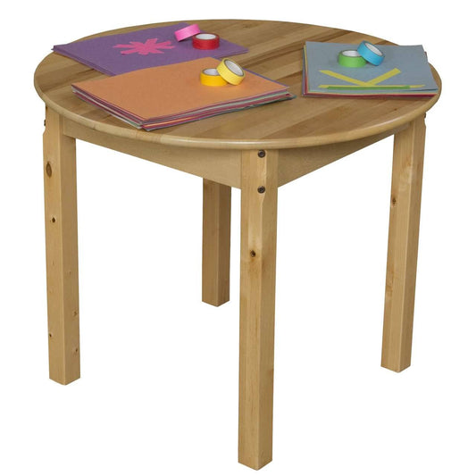 Wood Designs 83024 30 Round Hardwood Table with 24 Legs