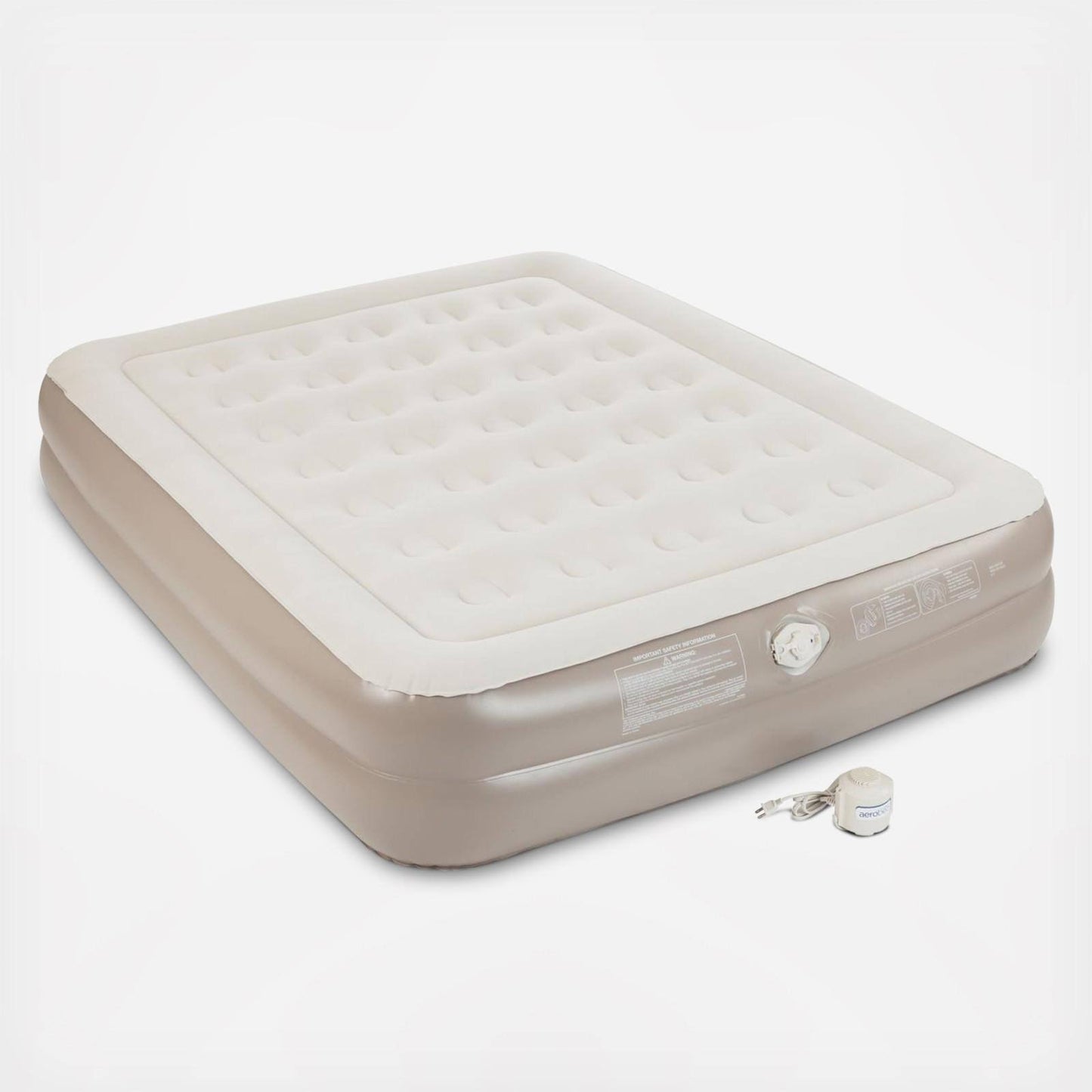 Aerobed 14 High Premier Luxury Queen Airbed with Pump