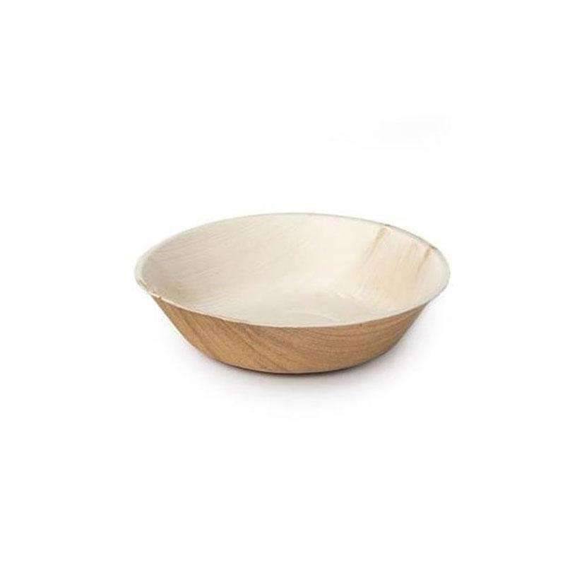 100 Bowls, 13 oz. Round Palm Leaf Eco Friendly Disposable Soup Bowls