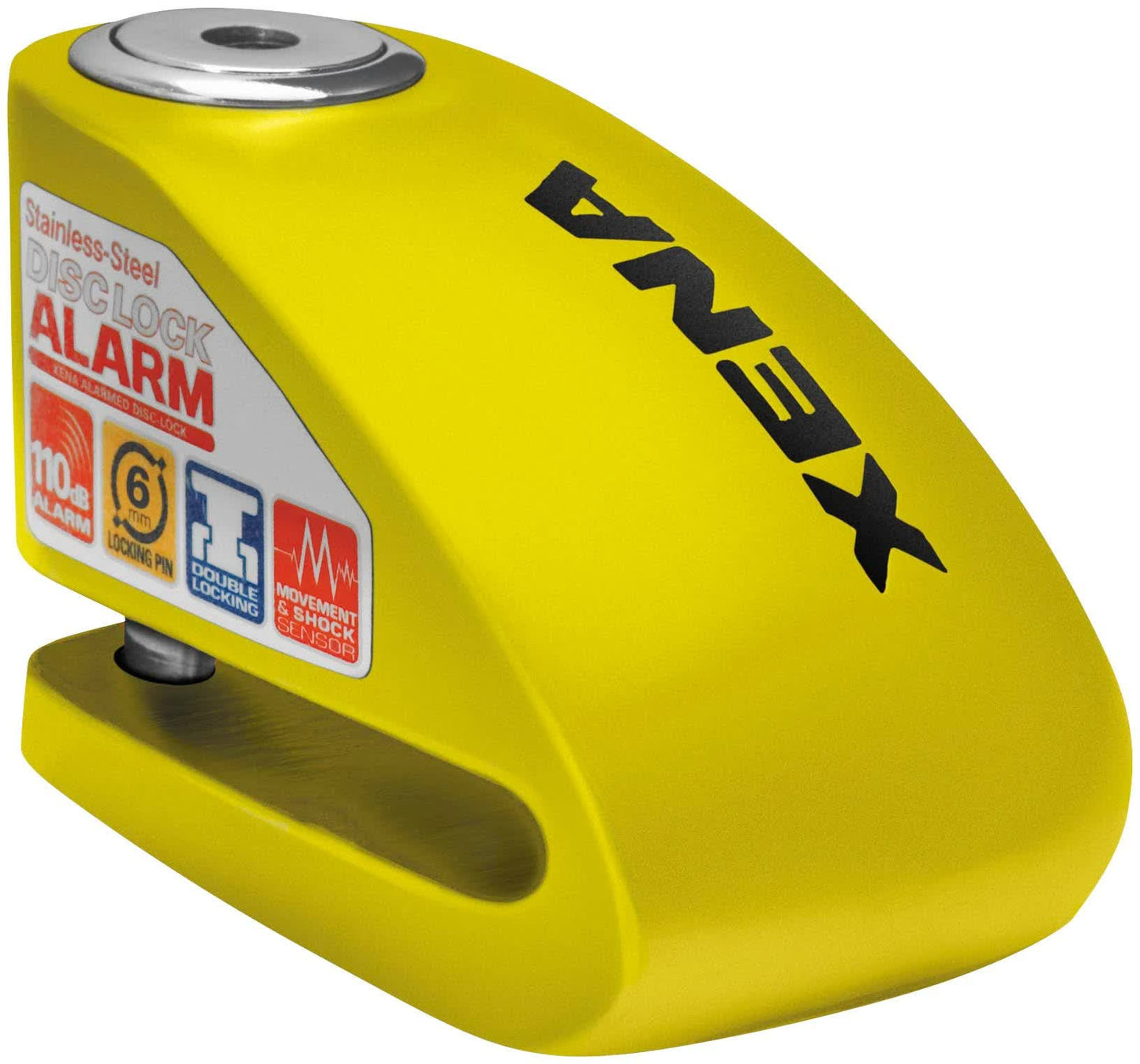 Xena XX6-Y XX6 Disc Lock Alarm - Yellow