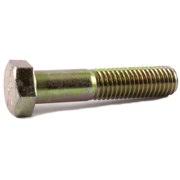 5/8-18 x 7 Grade 8 Hex Cap Screw Yellow Zinc Plated Domestic USA (10)