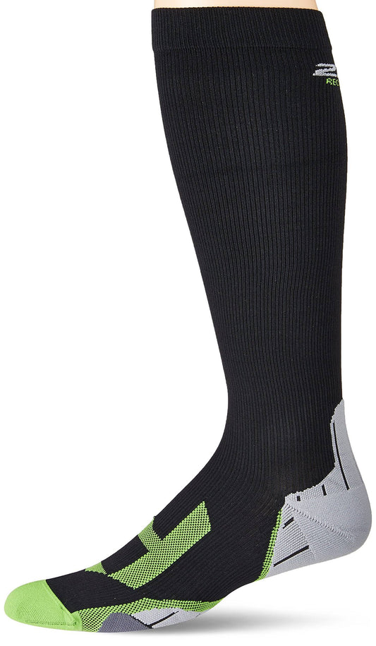 2XU Mens Compression Socks for Recovery Black / Grey S