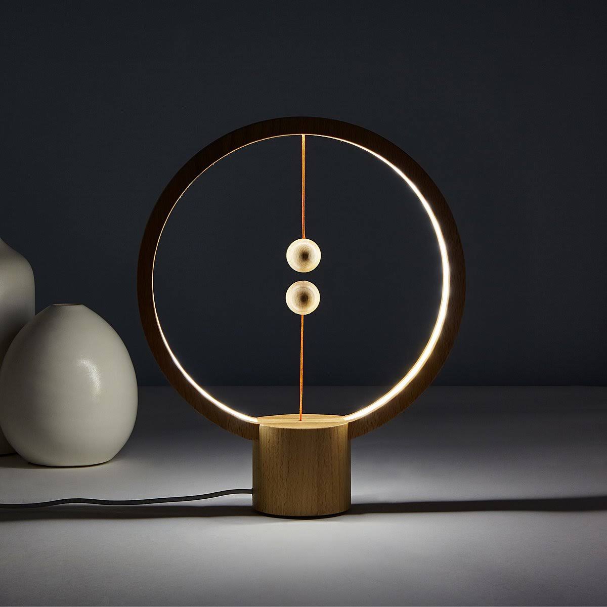 Wood Magnetic Balance Lamp 48640