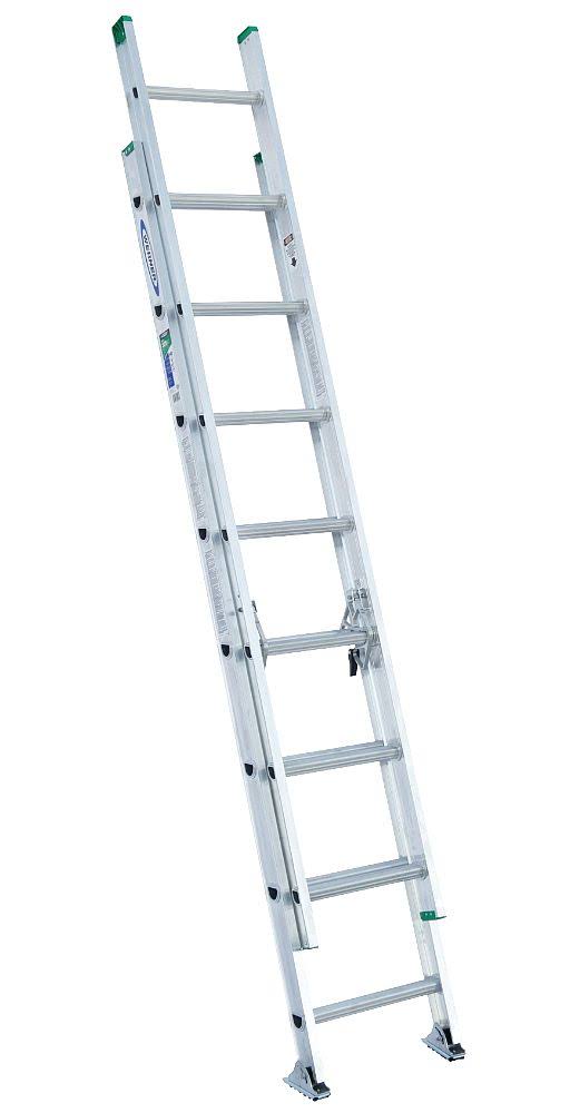 Werner Extension Ladder Aluminum 16 ft. II D1216-2