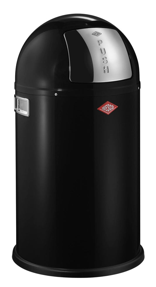 Wesco - Pushboy Junior Trash Can - 22L - Black