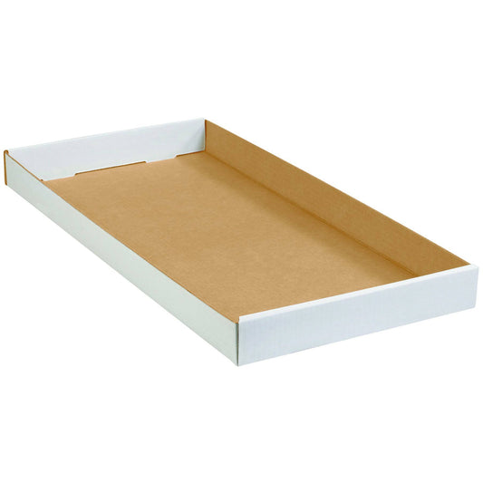 24 x 12 x 1 3/4 White Corrugated Trays 24122CTW