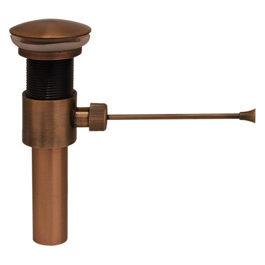 Whitehaus Pop-Up Mechanical Drain - Antique Copper WHP314-1