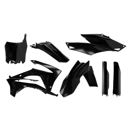 Acerbis 2314410001 Full Plastic Kit, Black