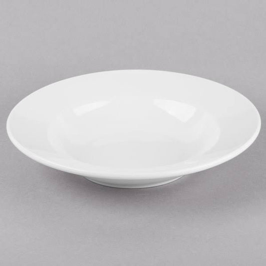 World Tableware 840-340-008 Porcelana 11 oz. Bright White Porcelain RD Soup Bowl - 36/Case