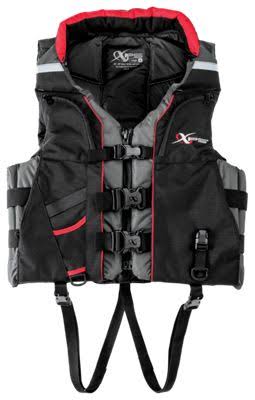 XPS Platinum Series Fishing Life Vest - Red - 3XL