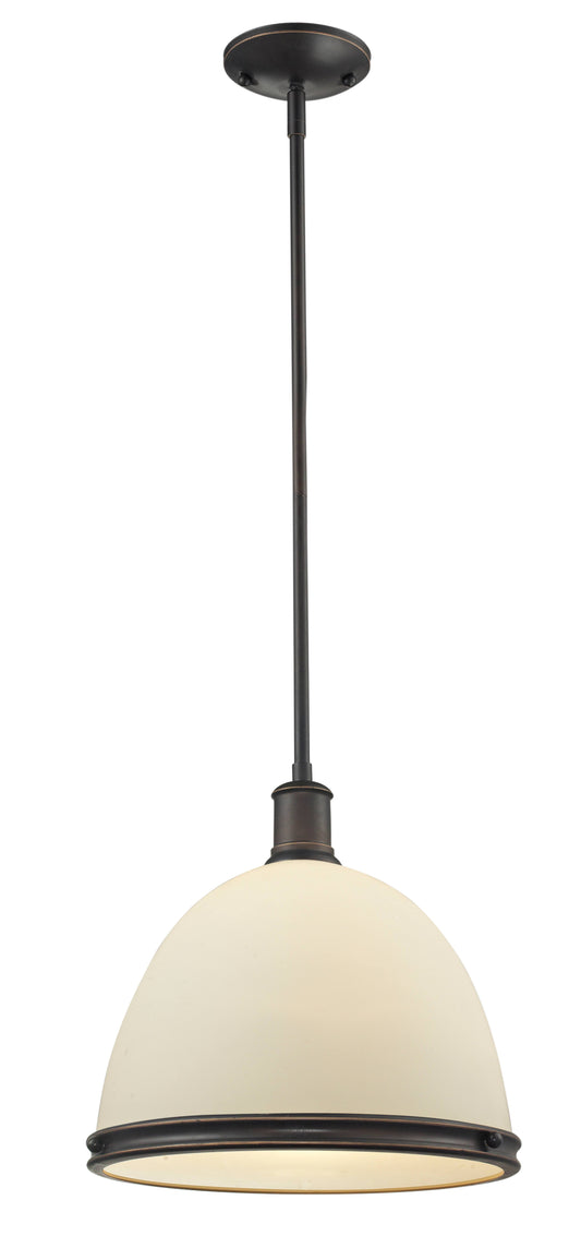 Z-Lite 713P13-OB Mason 1-Light Pendant, Olde Bronze