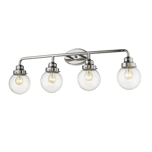 Acclaim Lighting IN41227PN Portsmith 4-Light Polished Nickel Vanity