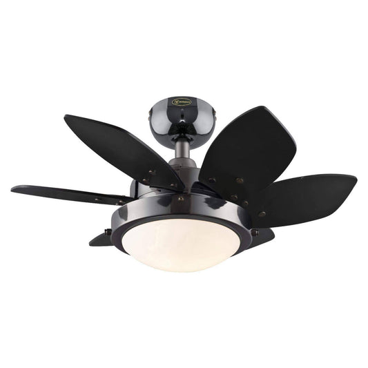 Westinghouse 7224600 - Quince 24 inch Ceiling Fan with LED Light Gun Metal Finish