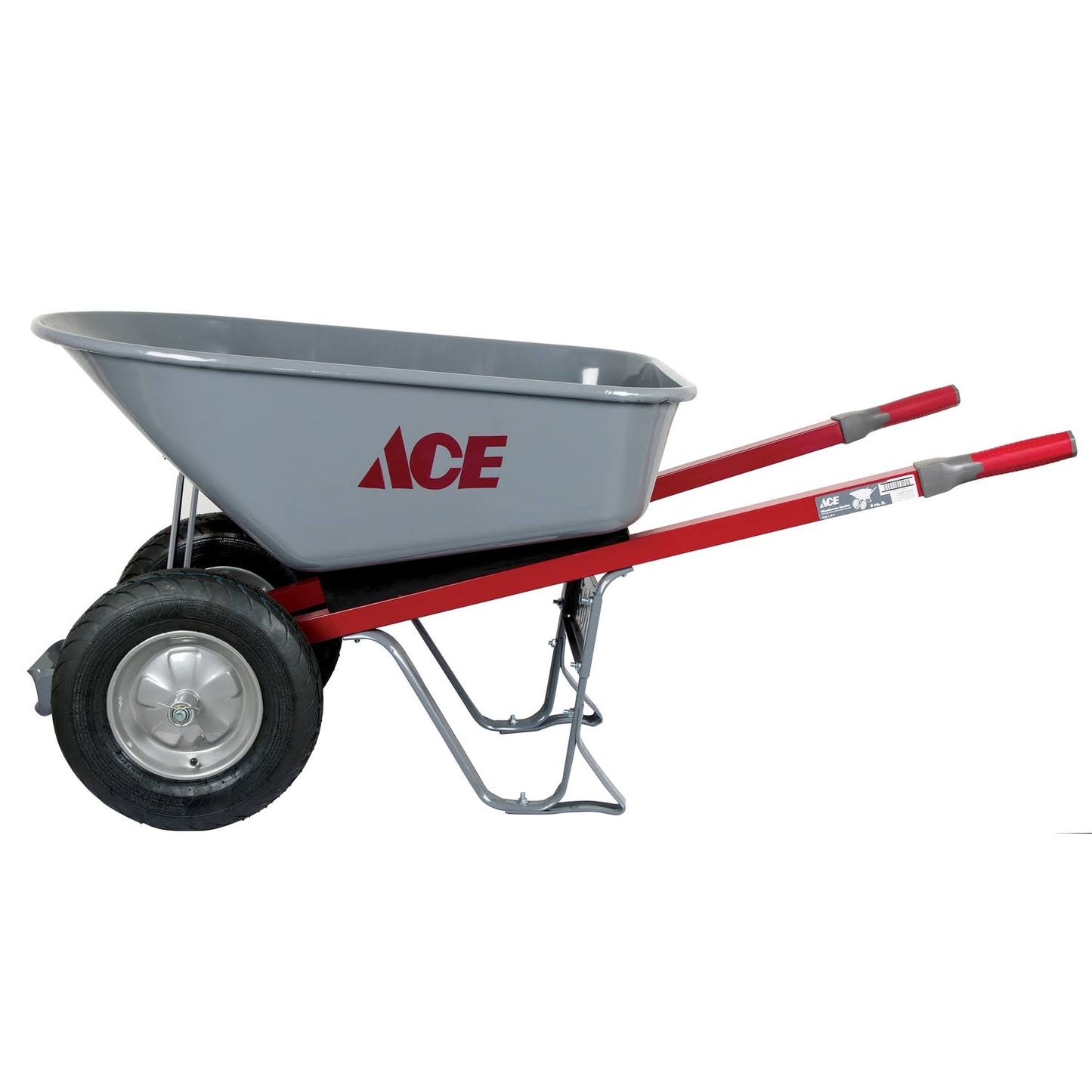 Ace Steel Dual Wheel Wheelbarrow 6 Cu. ft.