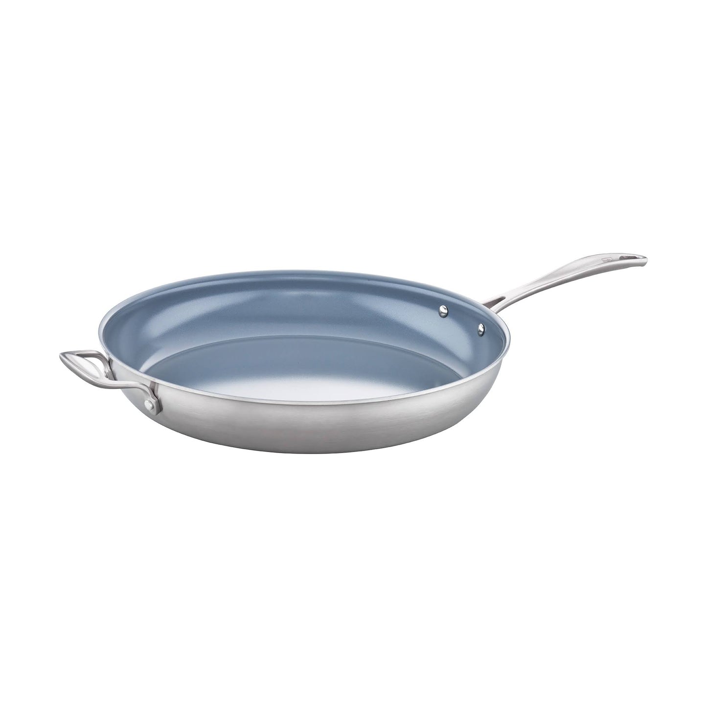 Zwilling J.A. Henckels Spirit 3-ply Stainless Steel Ceramic Nonstick Fry Pan, 14