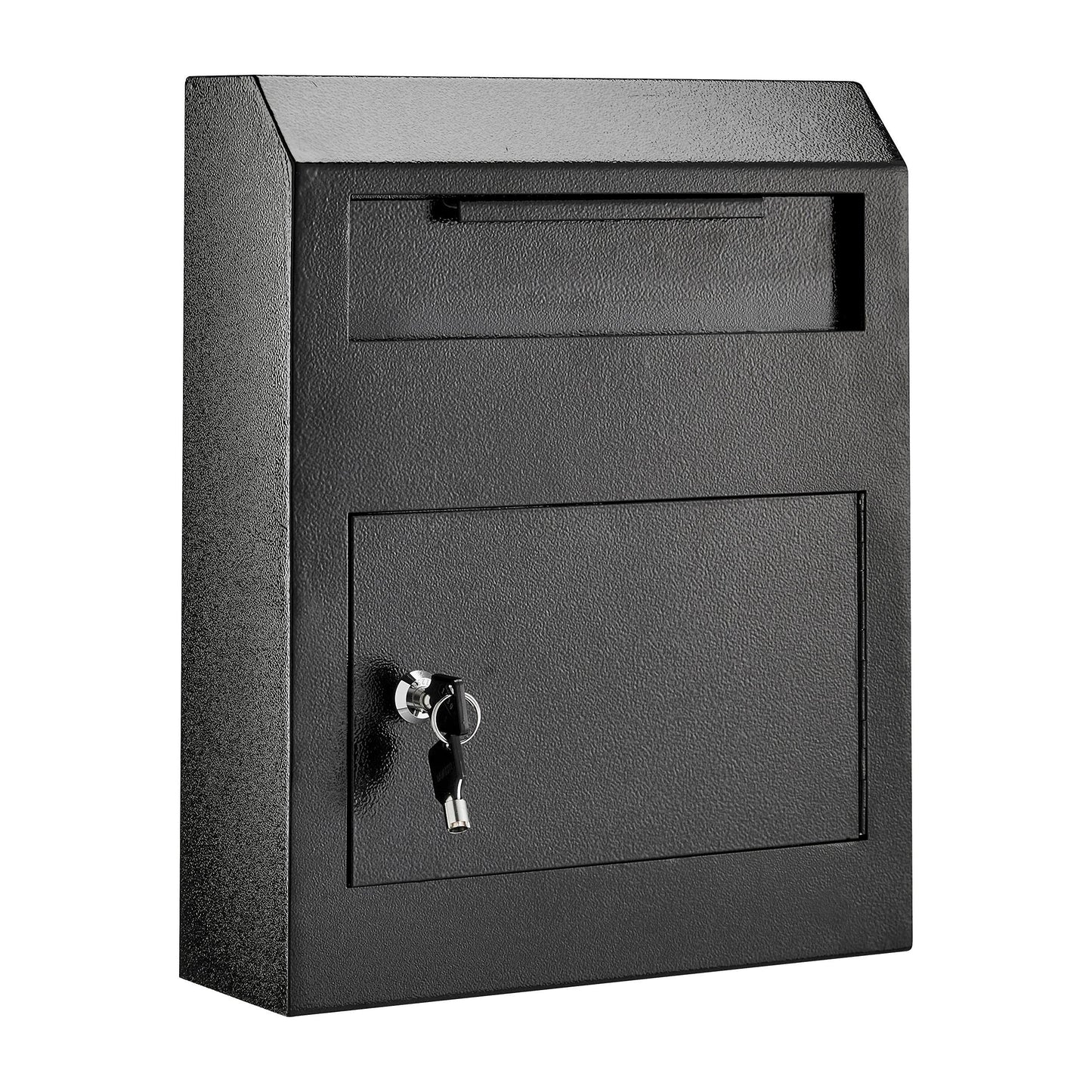 AdirOffice Black Heavy-Duty Secured Safe Drop Box