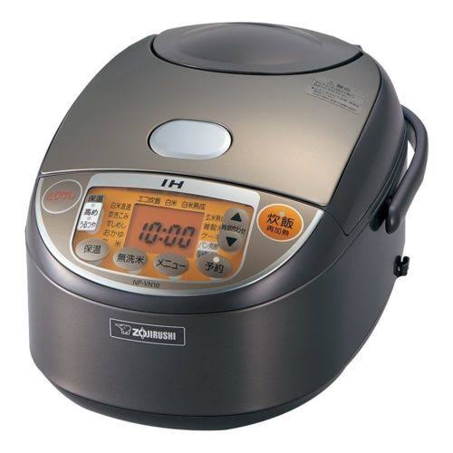 Zojirushi NP-VN10-TA 5-1/2-Cup (Uncooked) IH Rice Cooker and Warmer, 1.0-Liter