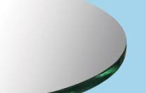 60 Round Glass Top 1/2 Thick - Flat Polish Edge