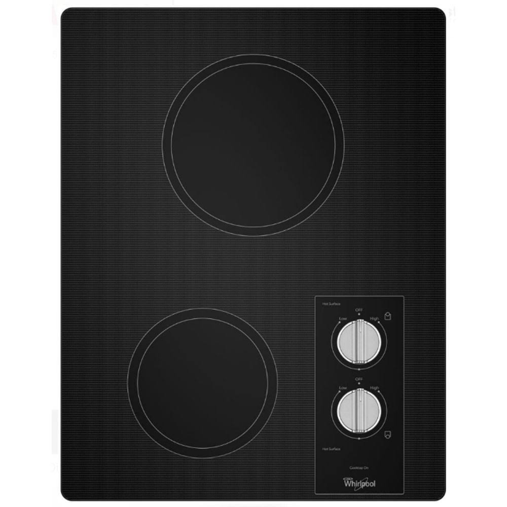 Whirlpool W5CE1522FB 14 Ceramic Cooktop with 2 Elements